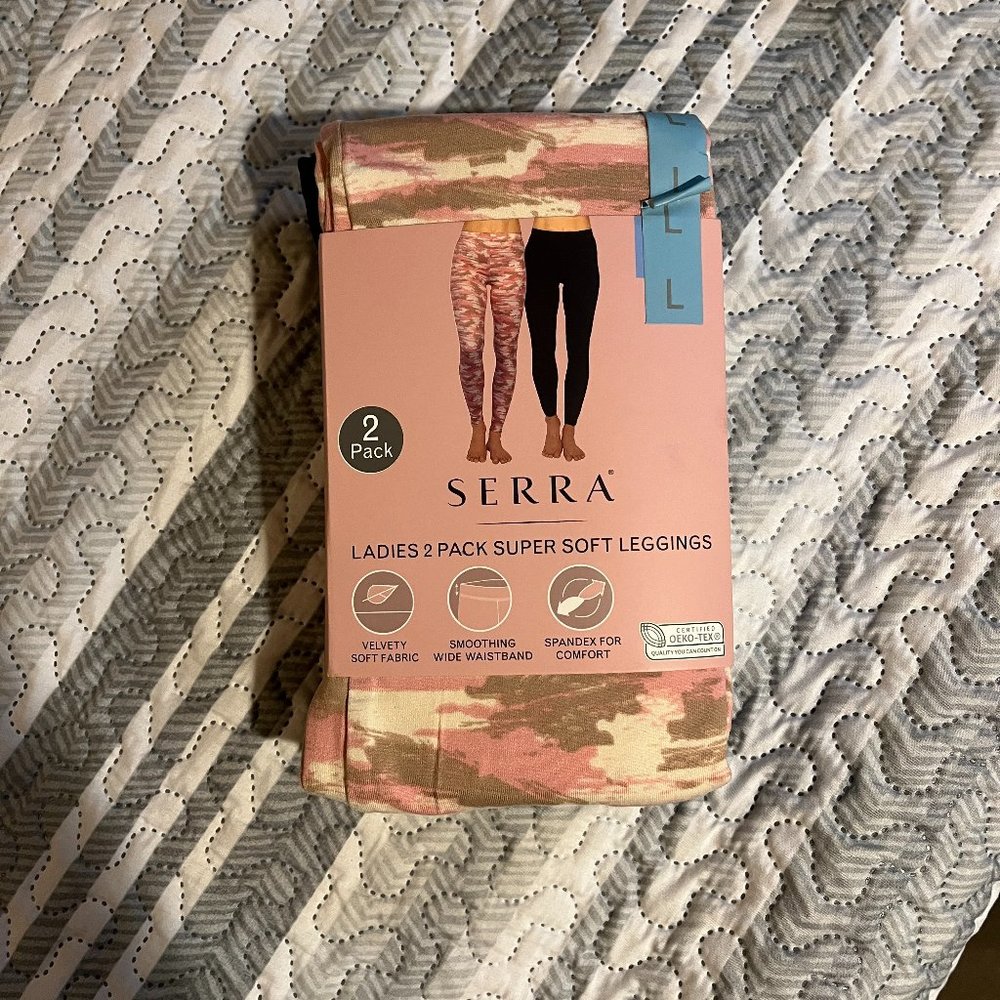 Serra Cute Black Legging Set Size L Unopened